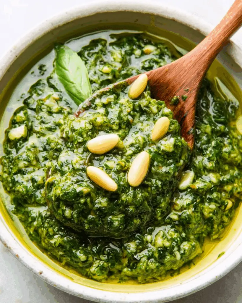 Basil Pesto (Makes 2 cups) Recipe