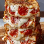 Pizza Grilled Cheese Sandwiches Recipe
