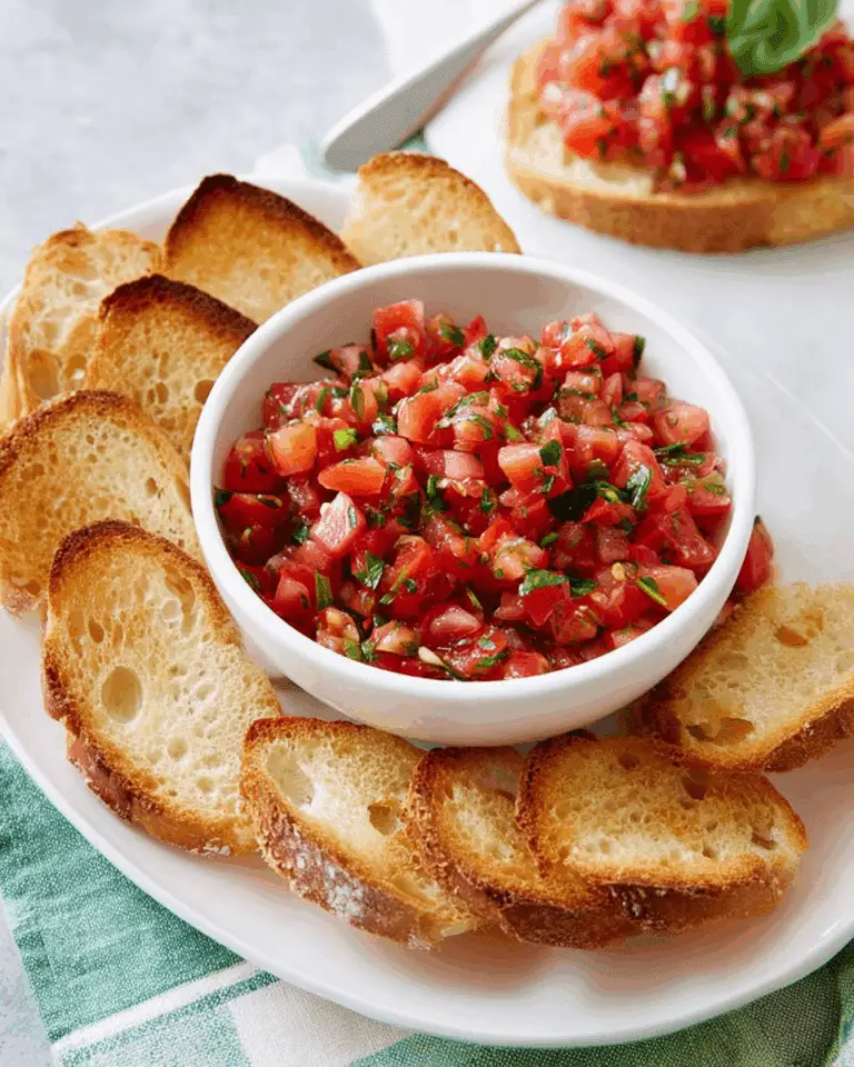 Classic Tomato Bruschetta Recipe