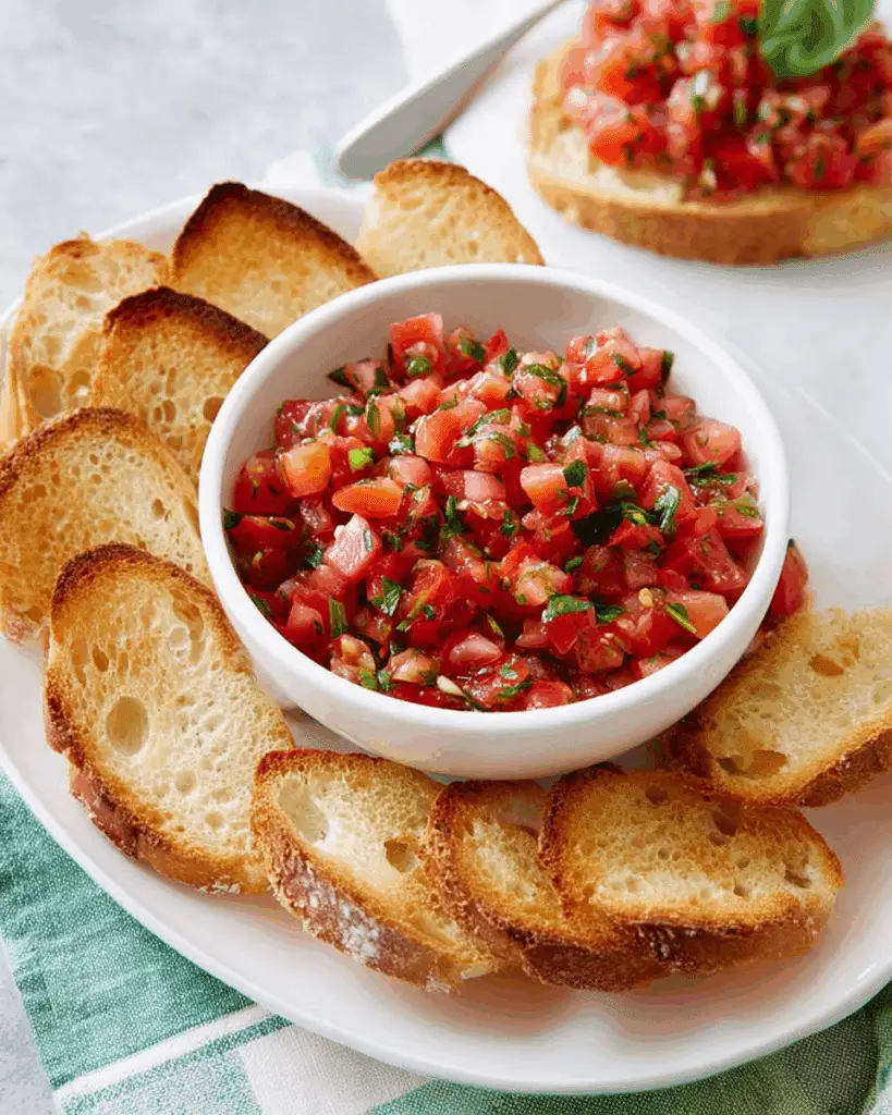 Classic Tomato Bruschetta Recipe