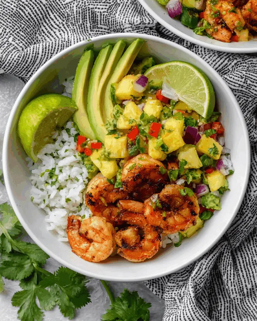 nut Cilantro Lime Rice & Pineapple Salsa Recipe
