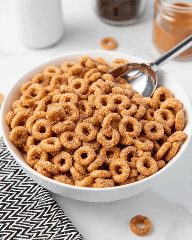 Mini Donut Hot Buttered Cheerios Recipe