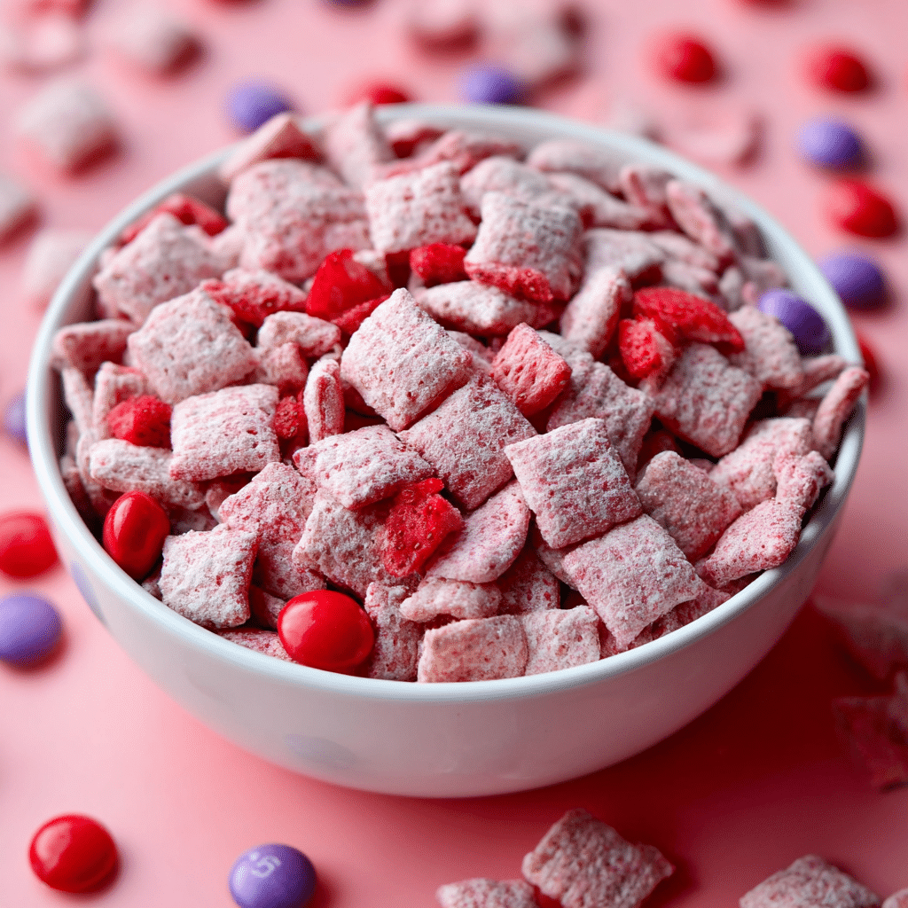 Cherry Cheesecake Puppy Chow Recipe - Recipe Image