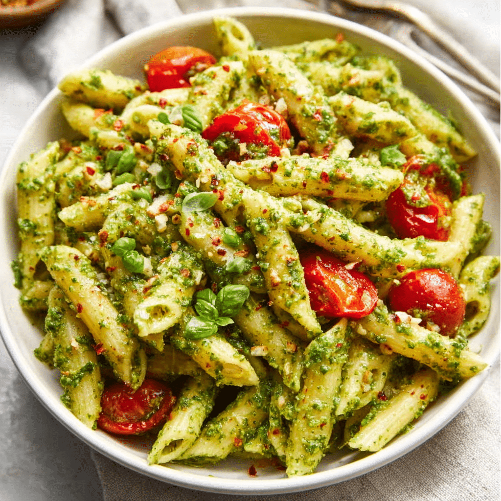 Basil Pesto (Makes 2 cups) Recipe - Recipe Image