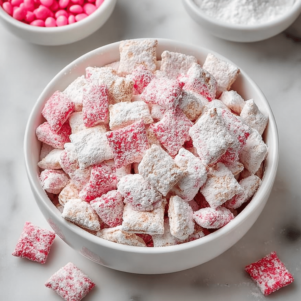 Cherry Cheesecake Puppy Chow Recipe - Recipe Image
