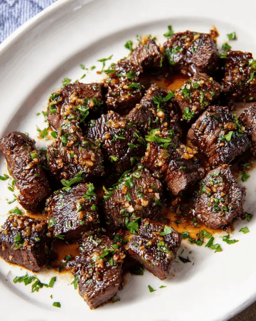 Garlic Butter Steak Bites Recipe