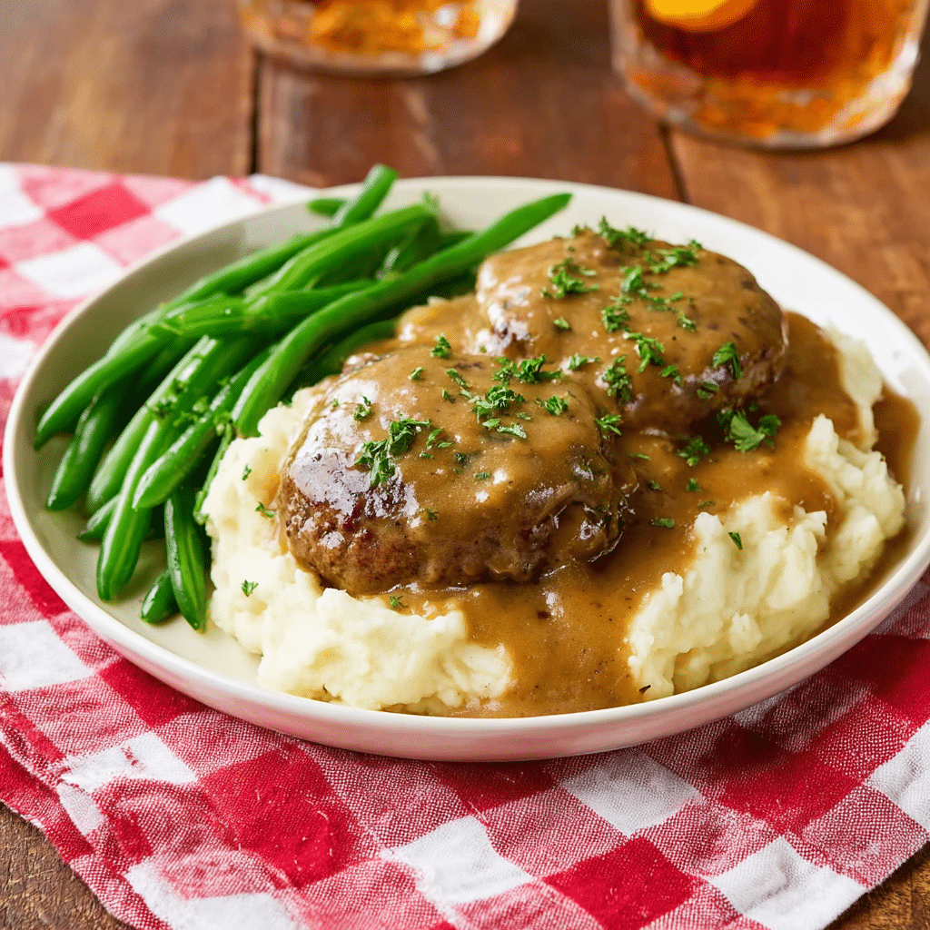 Slow Cooker Salisbury Steaks Recipe - Recipe Image
