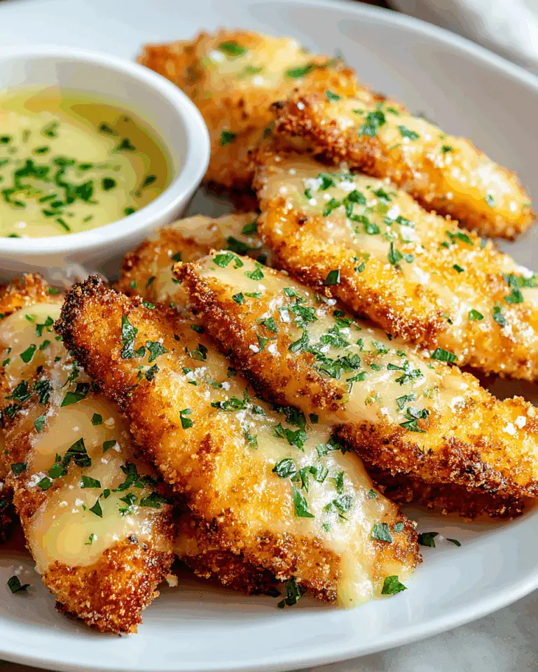 GARLIC PARMESAN CHICKEN TENDERS Recipe