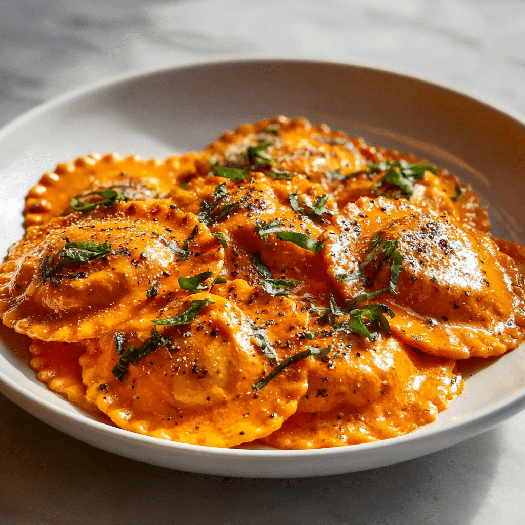 CREAMY HOMEMADE RAVIOLI SAUCE RECIPE - Recipe Image