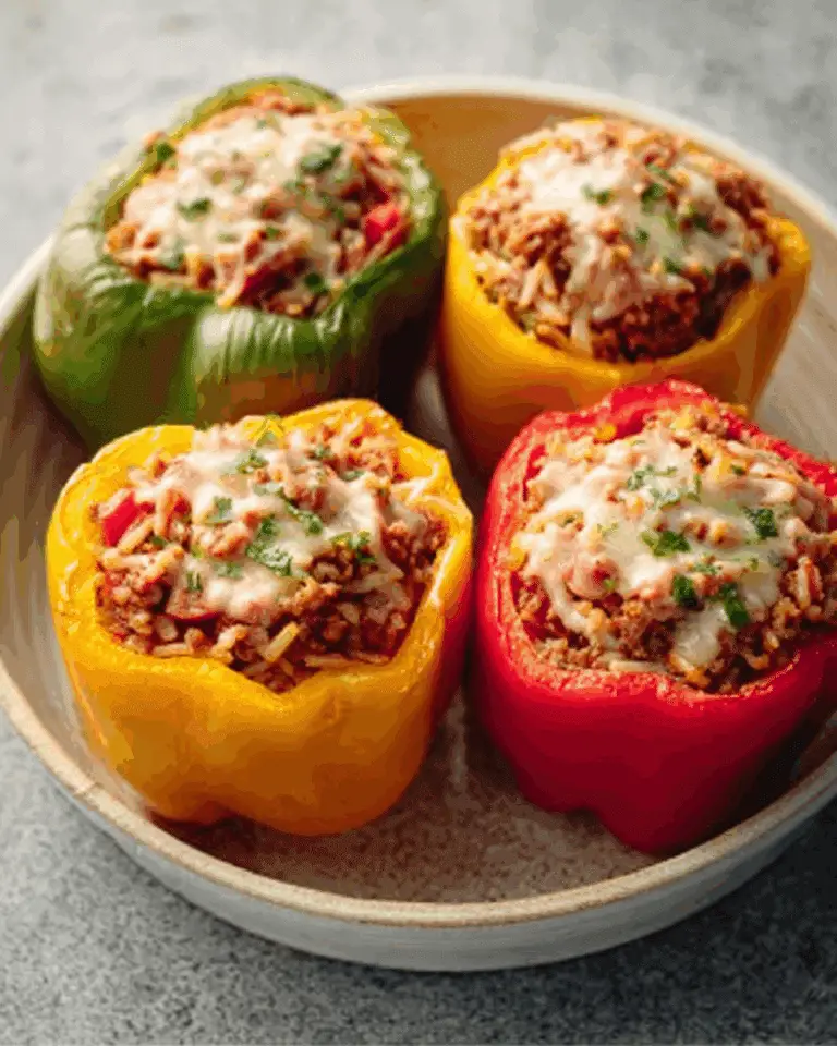 Meatloaf Stuffed Peppers Recipe