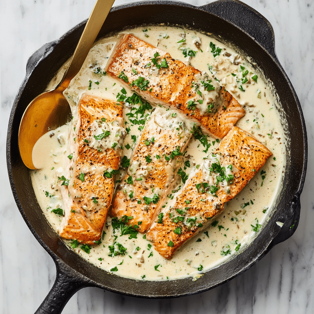 Boursin Salmon Recipe - Recipe Image