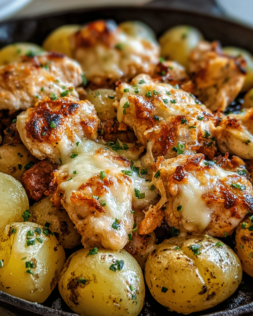 Garlic Parmesan Chicken and Potatoes (One-Pan Dinner) Recipe