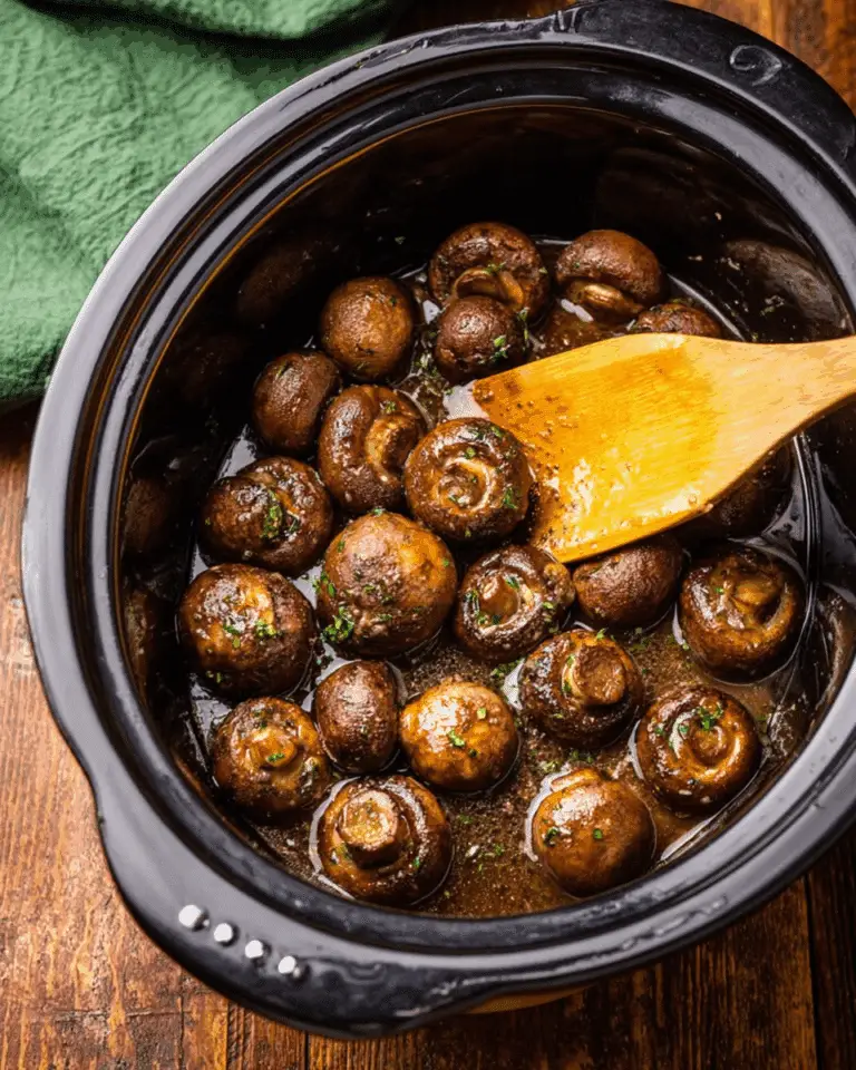 Crock Pot Ranch Mushrooms Recipe