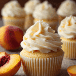 HONEY PEACH CREAM CHEESE CUPCAKES Recipe