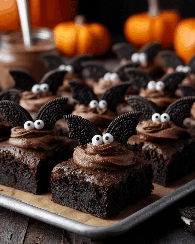 Bat Brownies Recipe