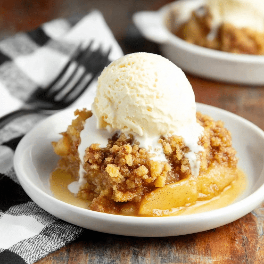 Caramel Apple Dump Cake Recipe - Recipe Image