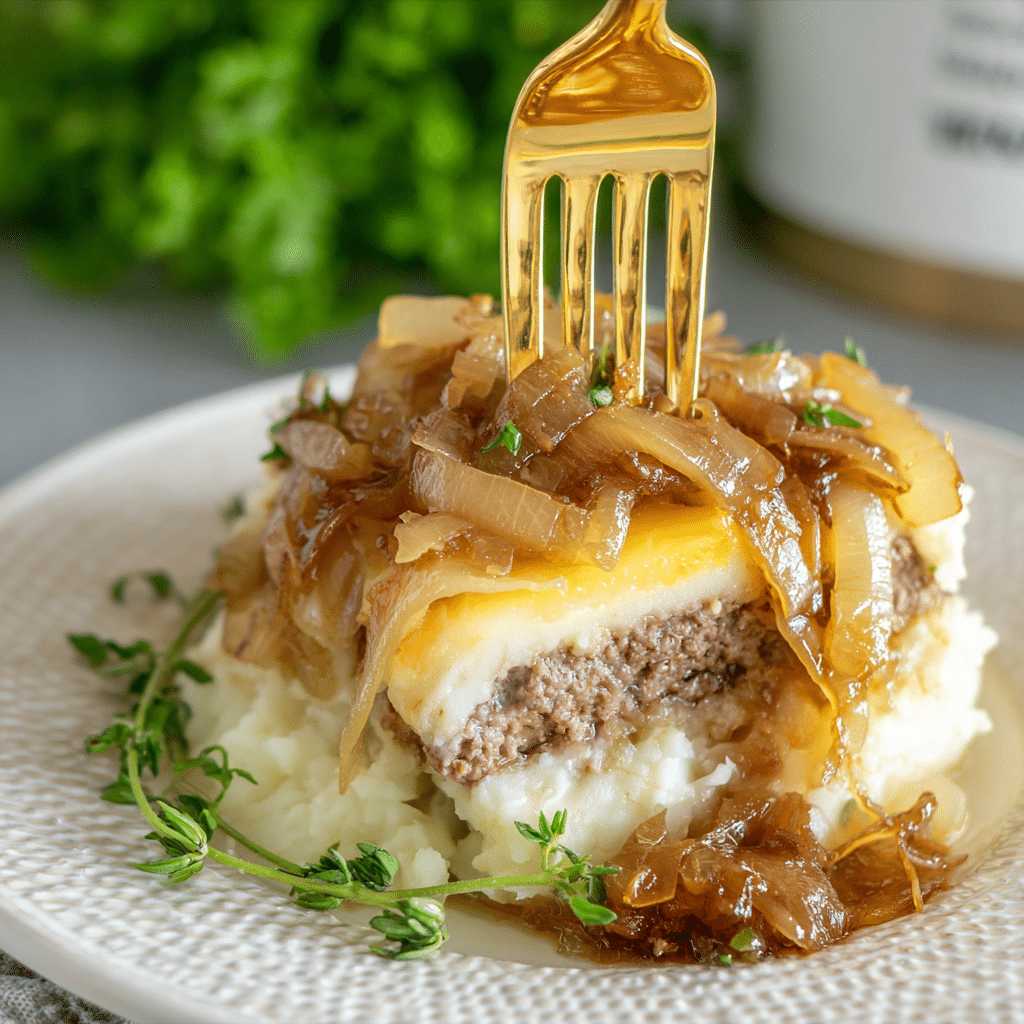 French Onion Meatloaf Recipe - Recipe Image