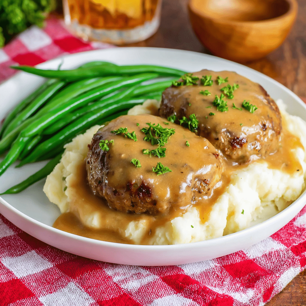 Slow Cooker Salisbury Steaks Recipe - Recipe Image