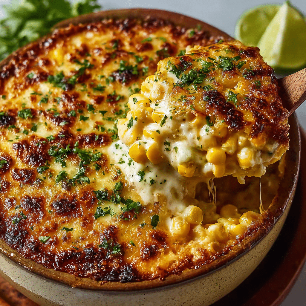 The Best Street Corn Chicken Casserol Recipe - Recipe Image