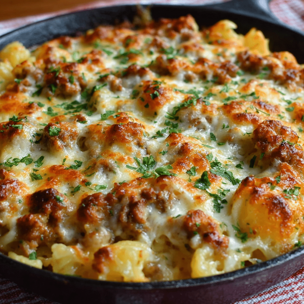 One Pot Beef Enchilada Pasta Recipe - Recipe Image