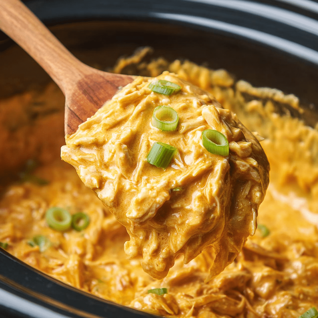 Slow Cooker Buffalo Chicken Mac & Cheese Recipe - Recipe Image