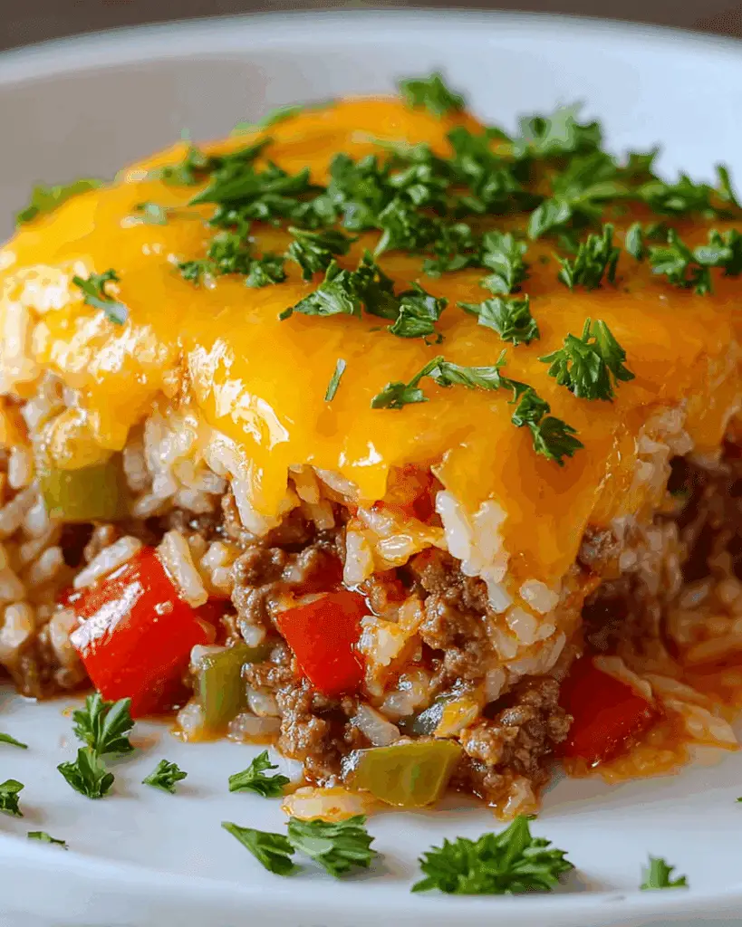 Stuffed Pepper Casserole Beef Recipe