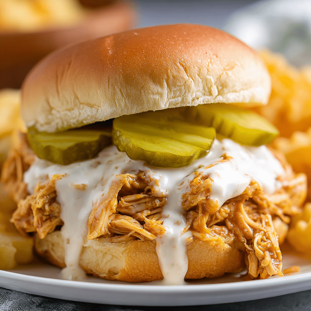 Slow Cooker Nashville Hot Chicken Sandwiches Recipe - Recipe Image