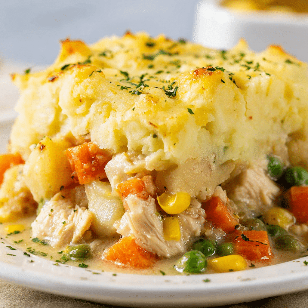 Slow Cooker Chicken Cobbler Recipe - Recipe Image