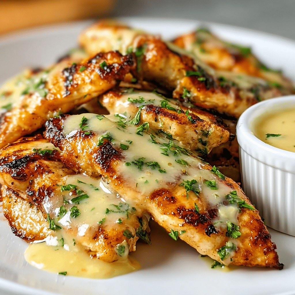 LEMON GARLIC PARMESAN CHICKEN TENDERS Recipe - Recipe Image