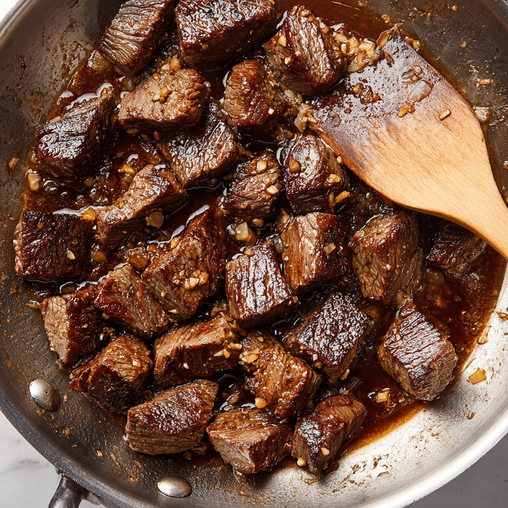 Garlic Butter Steak Bites Recipe - Recipe Image