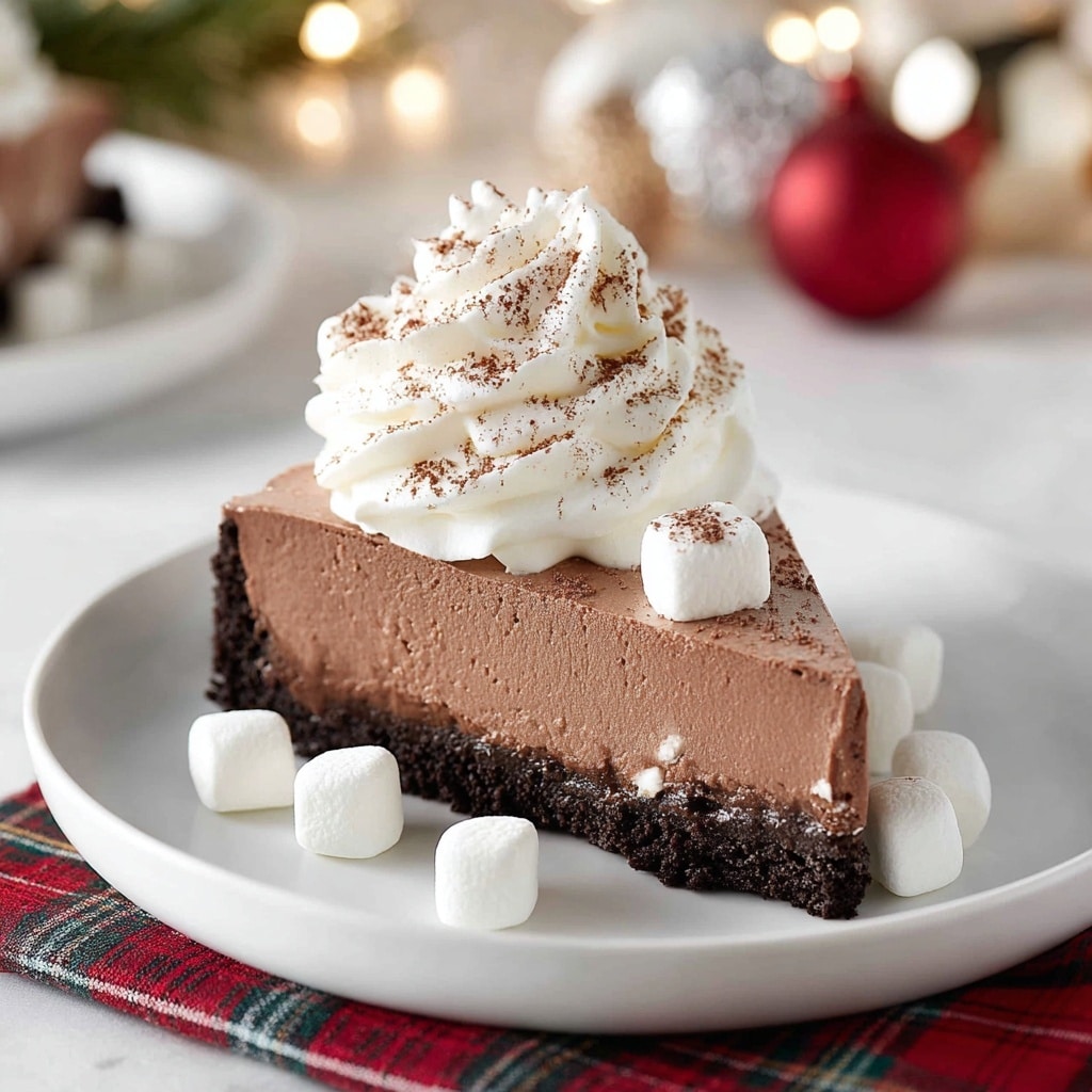 Hot Cocoa Cheesecake Recipe - Recipe Image