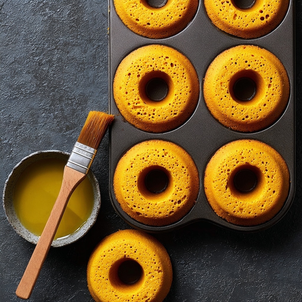 Baked Vegan Pumpkin Spice Donuts Recipe - Recipe Image