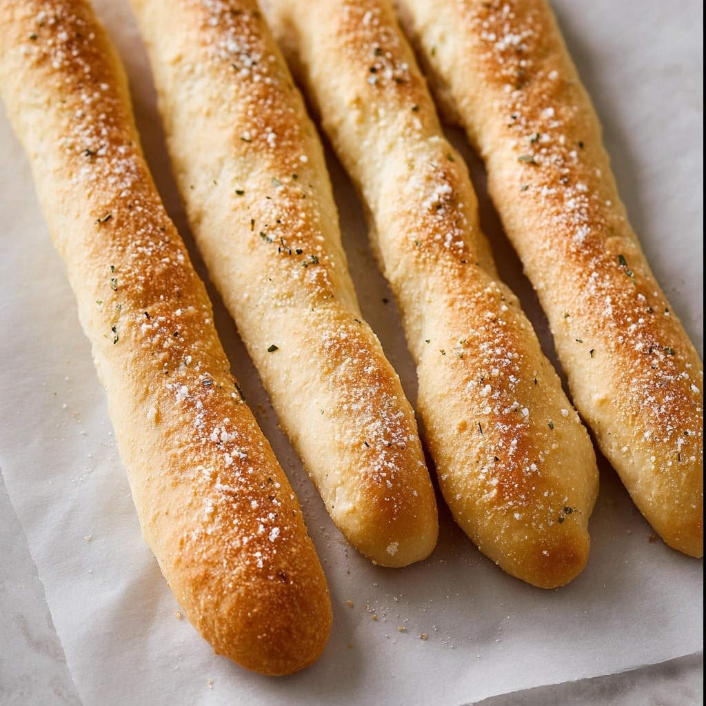 2 Ingredient Dough Garlic Breadsticks Recipe - Recipe Image