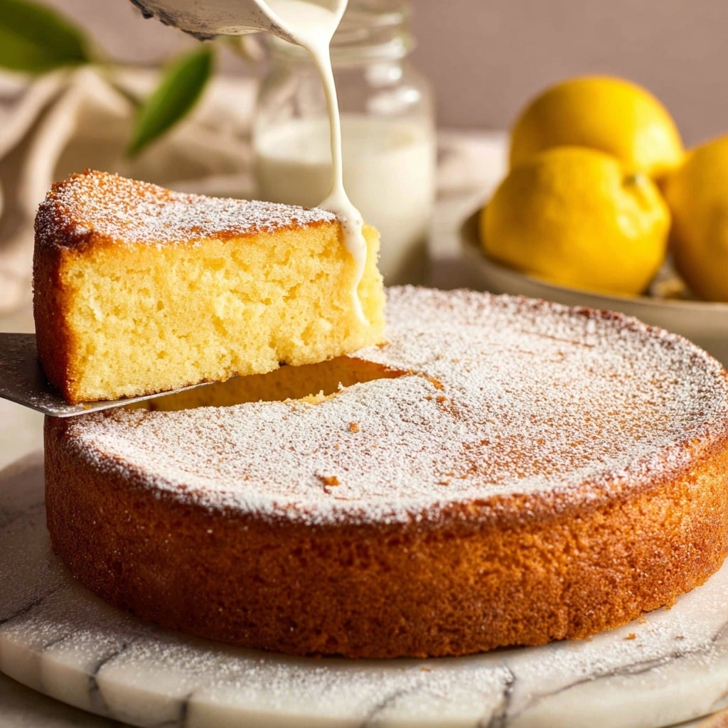 Italian Lemon Ricotta Cake Recipe - Recipe Image