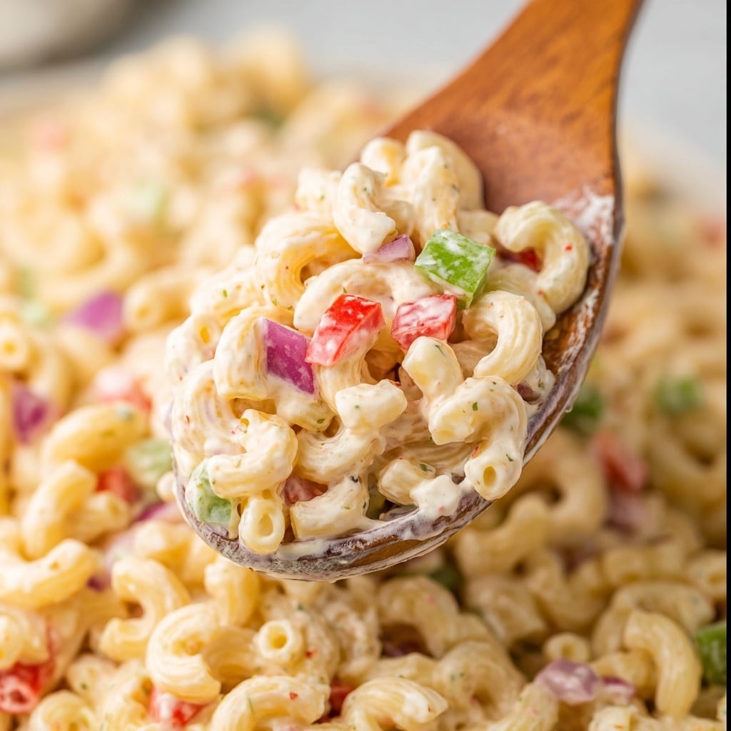 Creamy Classic Macaroni Salad Recipe - Recipe Image