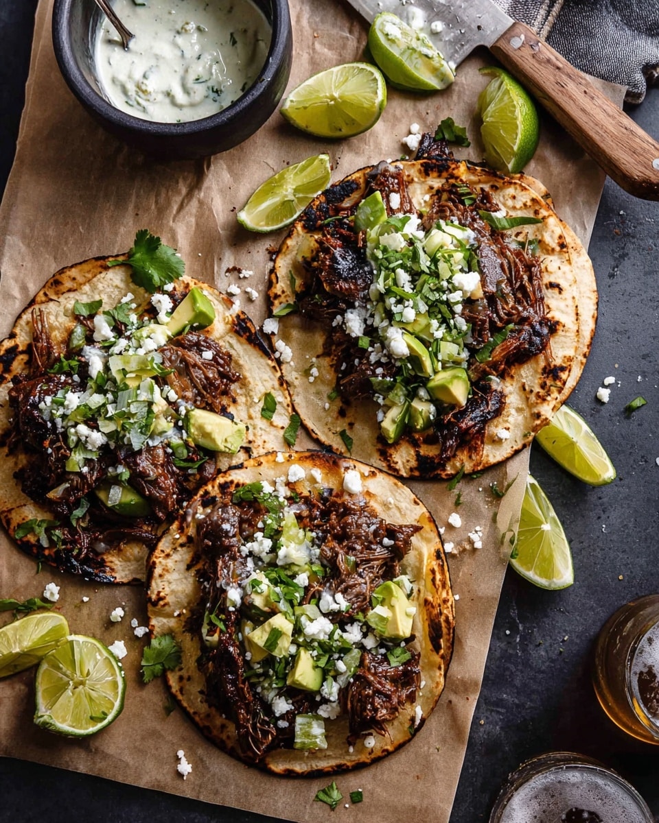 Crockpot Chipotle Honey Pot Roast Tacos Recipe