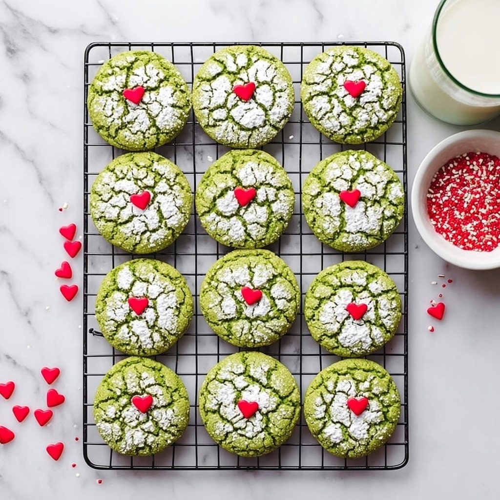 Grinch Cake Mix Cookies Recipe - Recipe Image