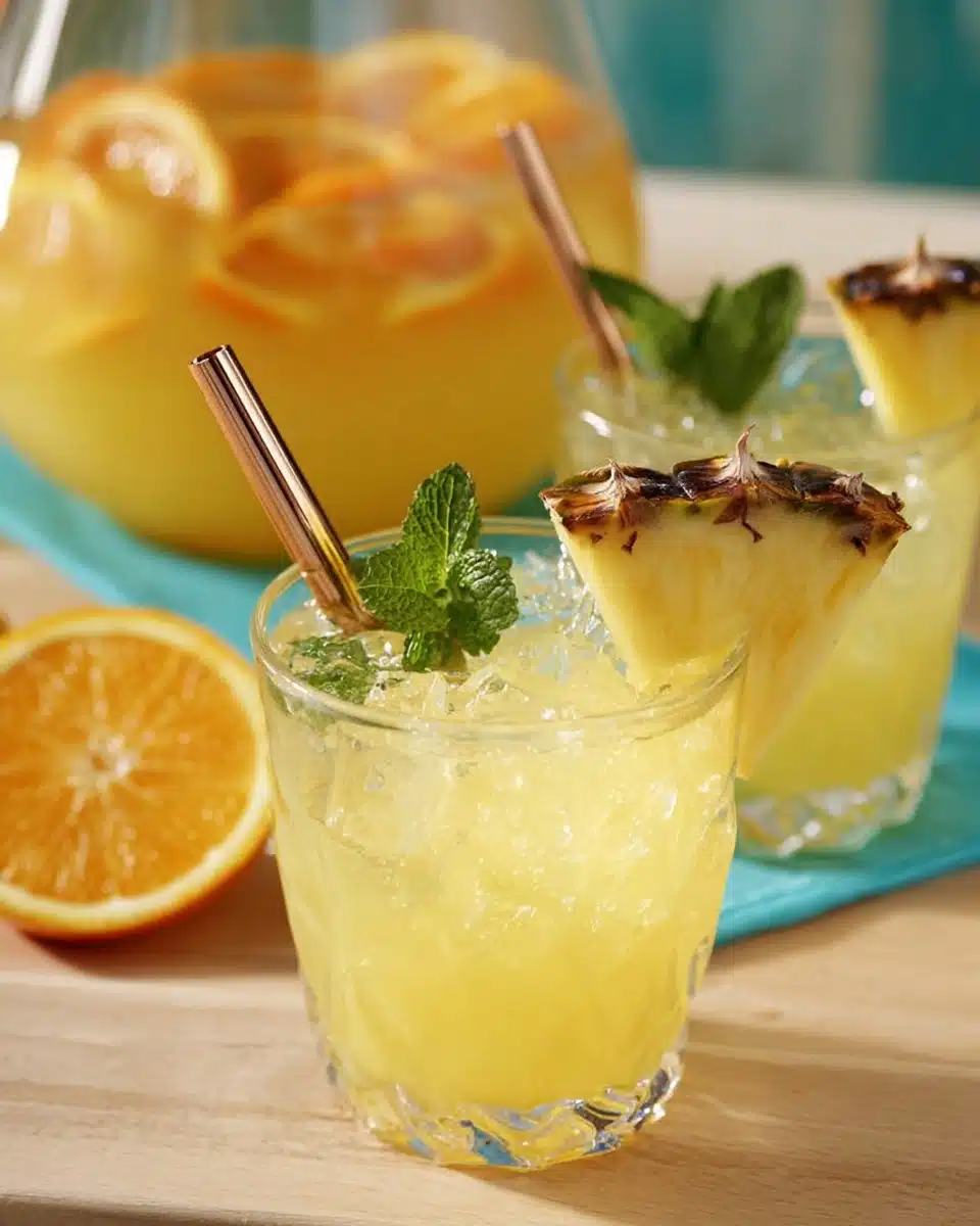 Tropical Pineapple Punch Recipe 5 Tropical Pineapple Punch Recipe - Recipe Image