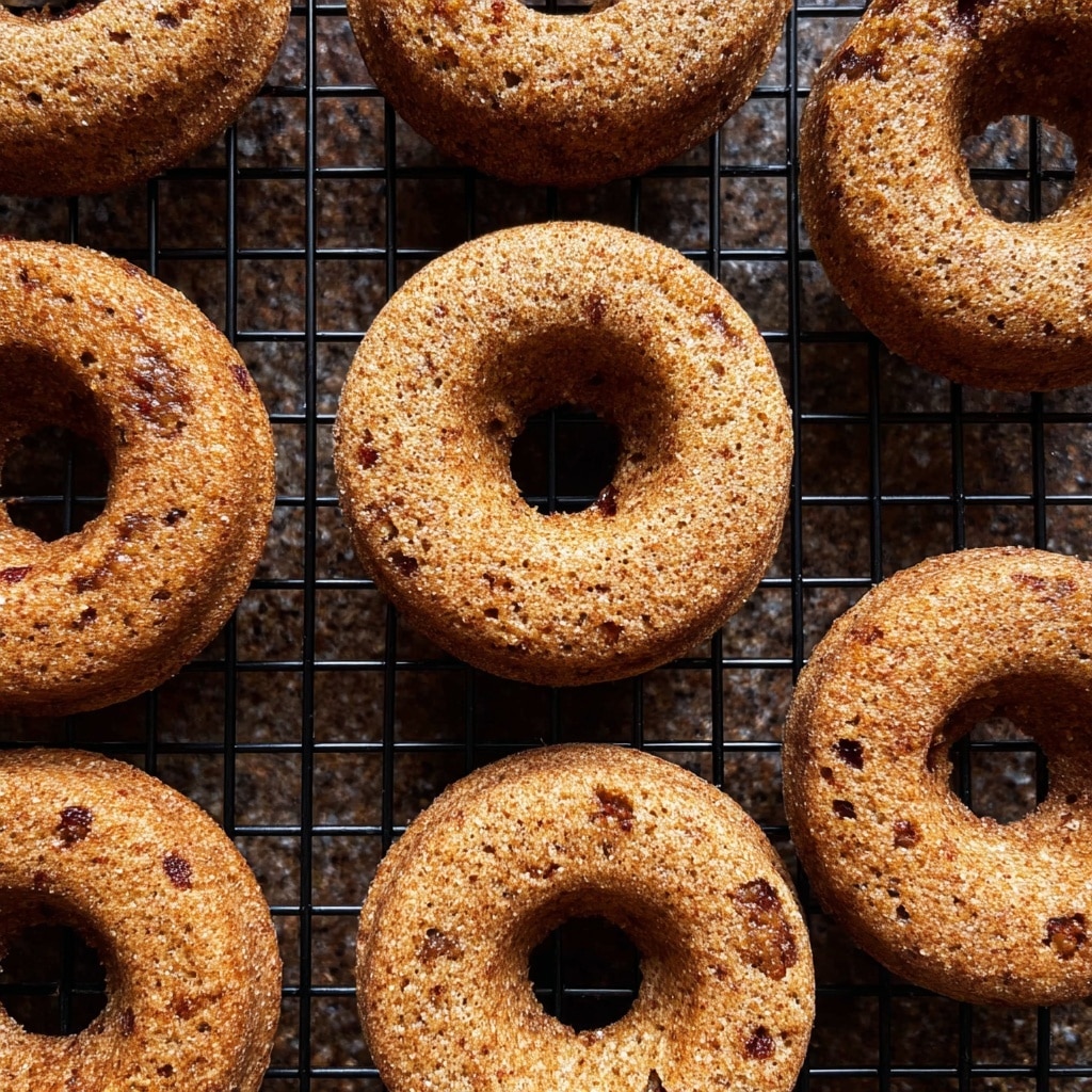 Baked Apple Cider Doughnuts with Cinnamon Maple Glaze Recipe - Recipe Image