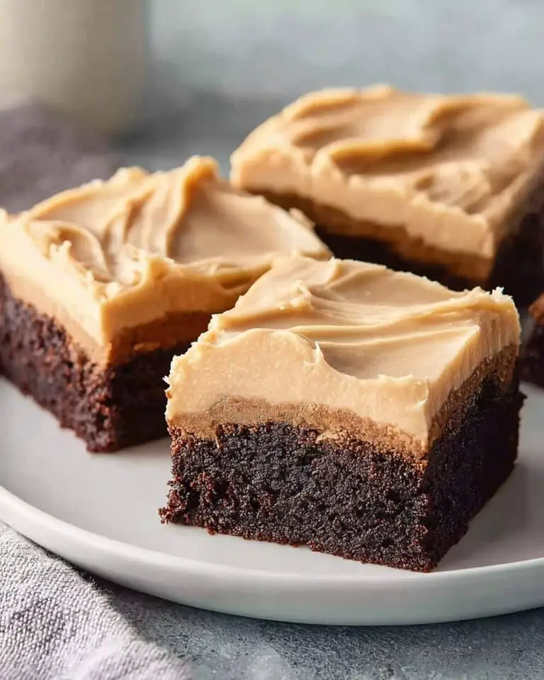 Frosted Coffee Brownies Recipe