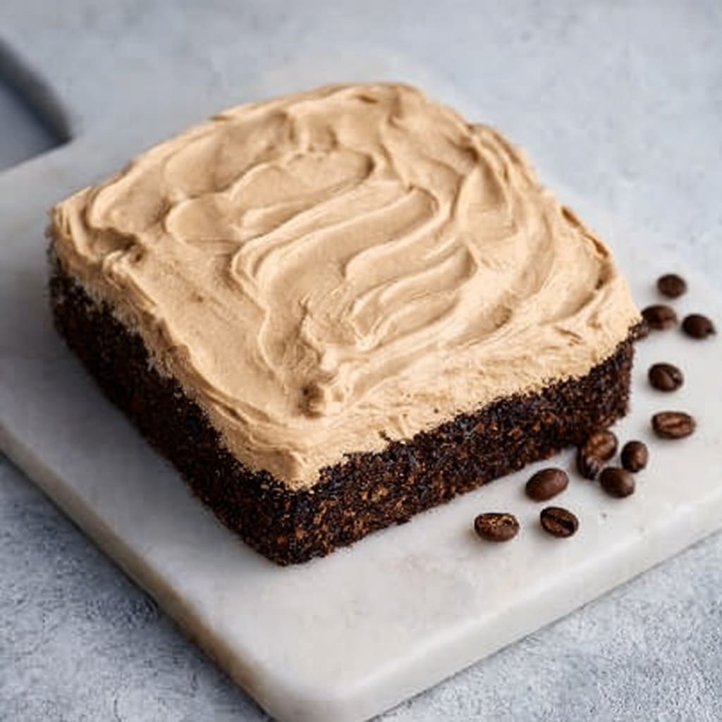 Frosted Coffee Brownies Recipe - Recipe Image