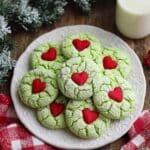 Grinch Cake Mix Cookies Recipe