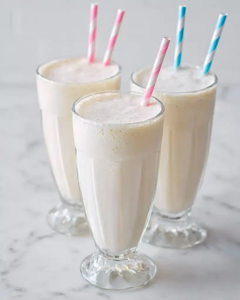 Easy Vanilla Milkshakes Recipe