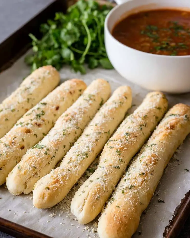 2 Ingredient Dough Garlic Breadsticks Recipe