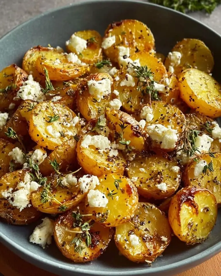 Healthy Baked Feta Potatoes Recipe