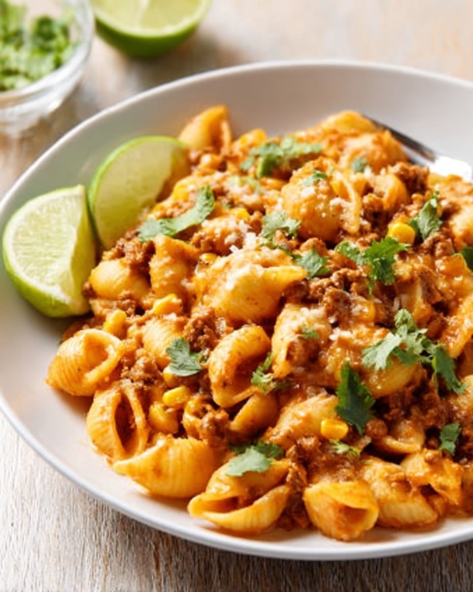 Slow Cooker Cheesy Taco Pasta Recipe
