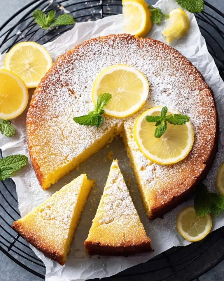 Italian Lemon Ricotta Cake Recipe