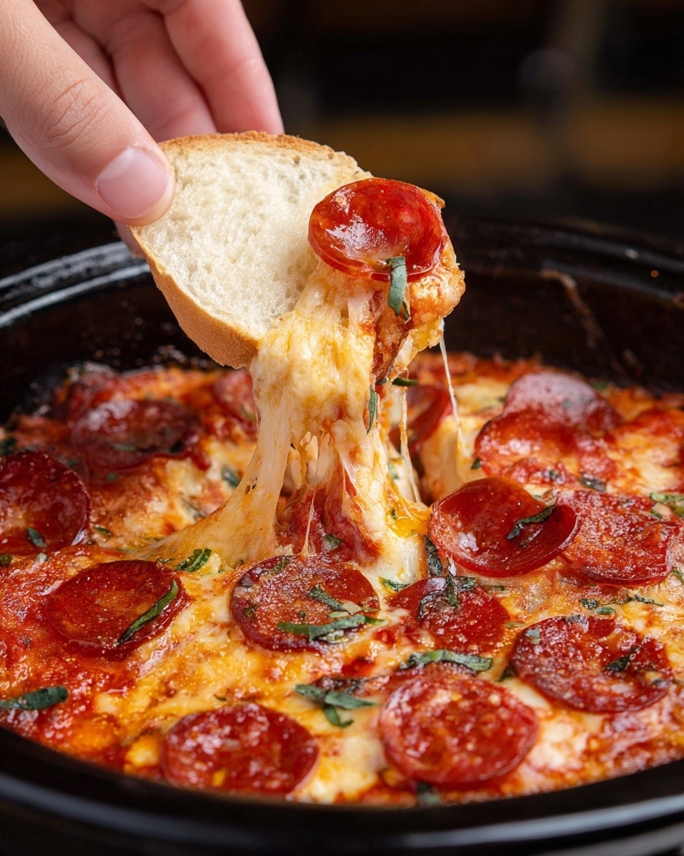 Slow Cooker Pizza Dip Recipe