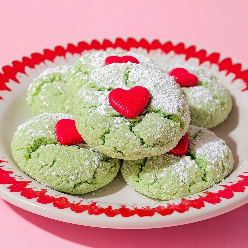 Grinch Cake Mix Cookies Recipe - Recipe Image