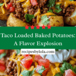 Taco Loaded Baked Potatoes Recipe
